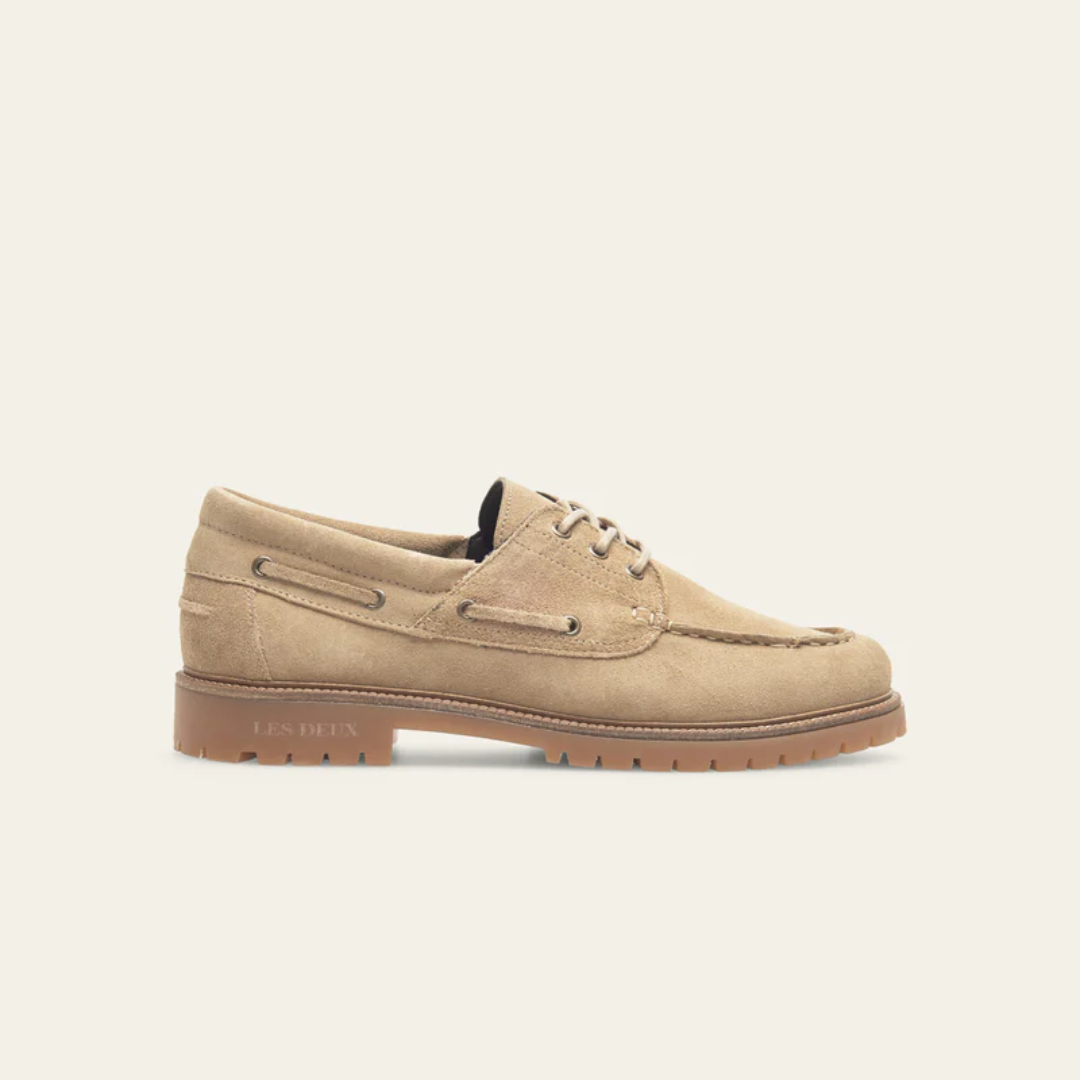 Taylor Suede Boat Shoe (Light Sand)