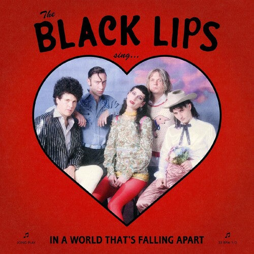 Black Lips - Sing In A World That's Falling Apart LP (Die Cut Sleeve, Red Vinyl, Bonus Poster)