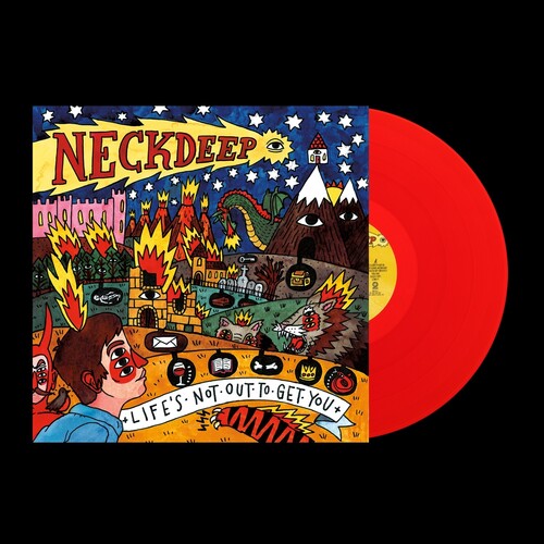 Neck Deep - Life's Not Out to Get You LP (Red Vinyl)