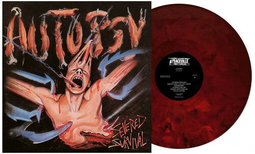 Autopsy - Severed Survival: 35th Anniversary LP (140 Gram Vinyl, Red, Black Colored Vinyl)