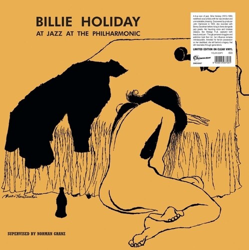 Billie Holiday - Jazz At The Philharmonic LP (Clear Vinyl)