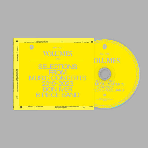 BON IVER - Volumes: One Selections From Music Concerts 2019-2023 6 Piece Band CD