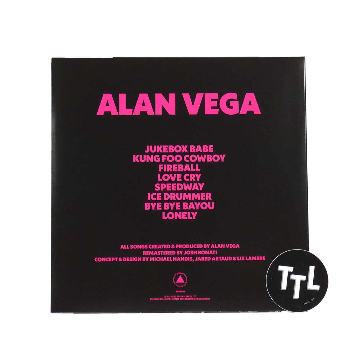 Alan Vega: Alan Vega (Colored Vinyl) {Vinyl LP}