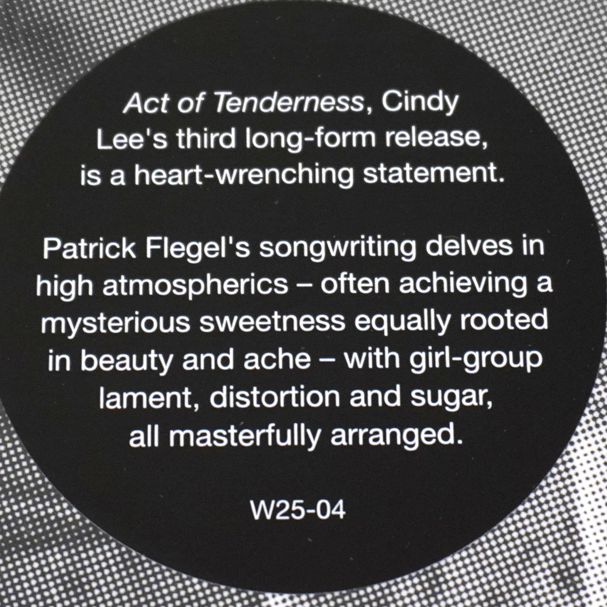 Cindy Lee: Act of Tenderness {Vinyl LP}