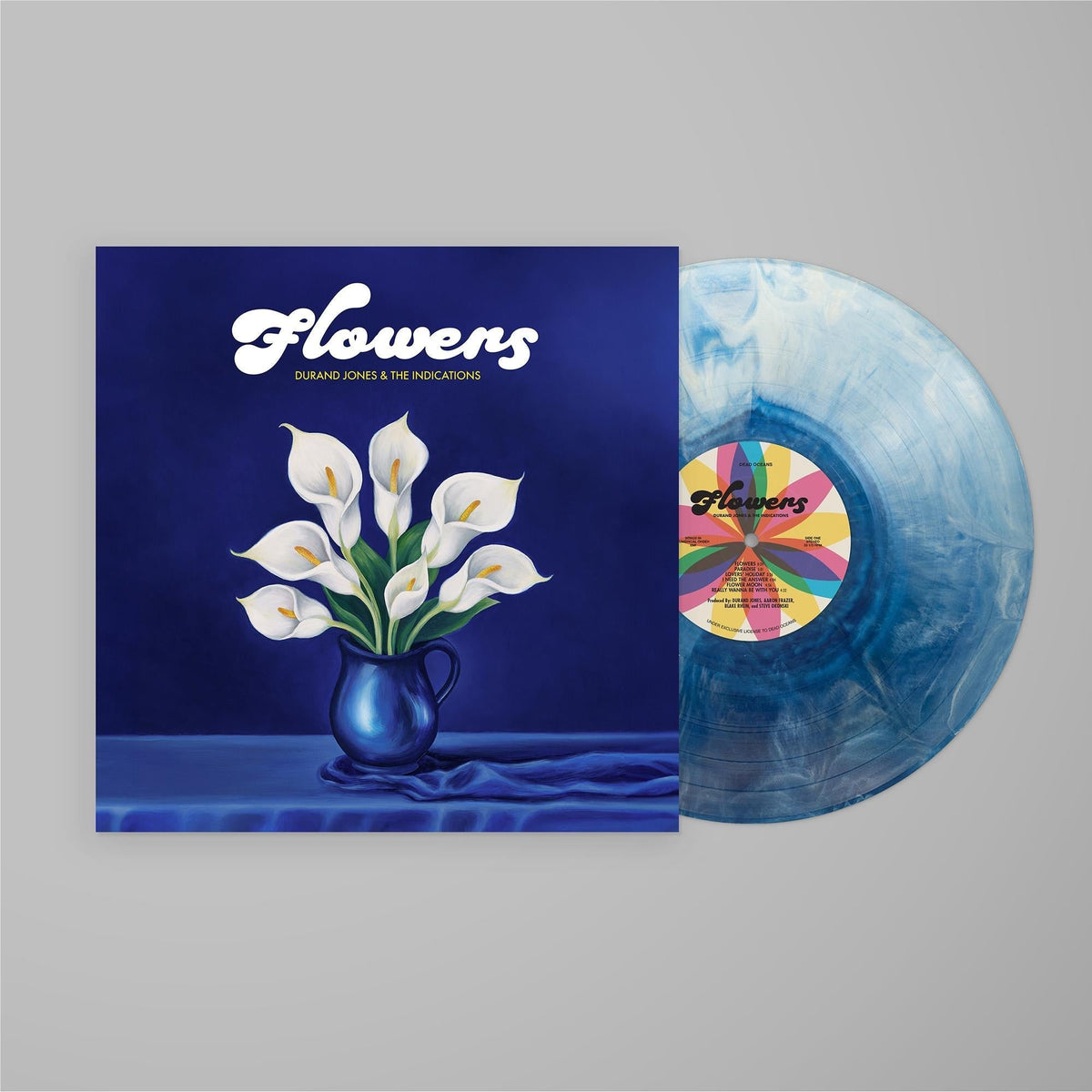 Durand Jones & The Indications - Flowers - Blue Splash 【Vinyl LP 】