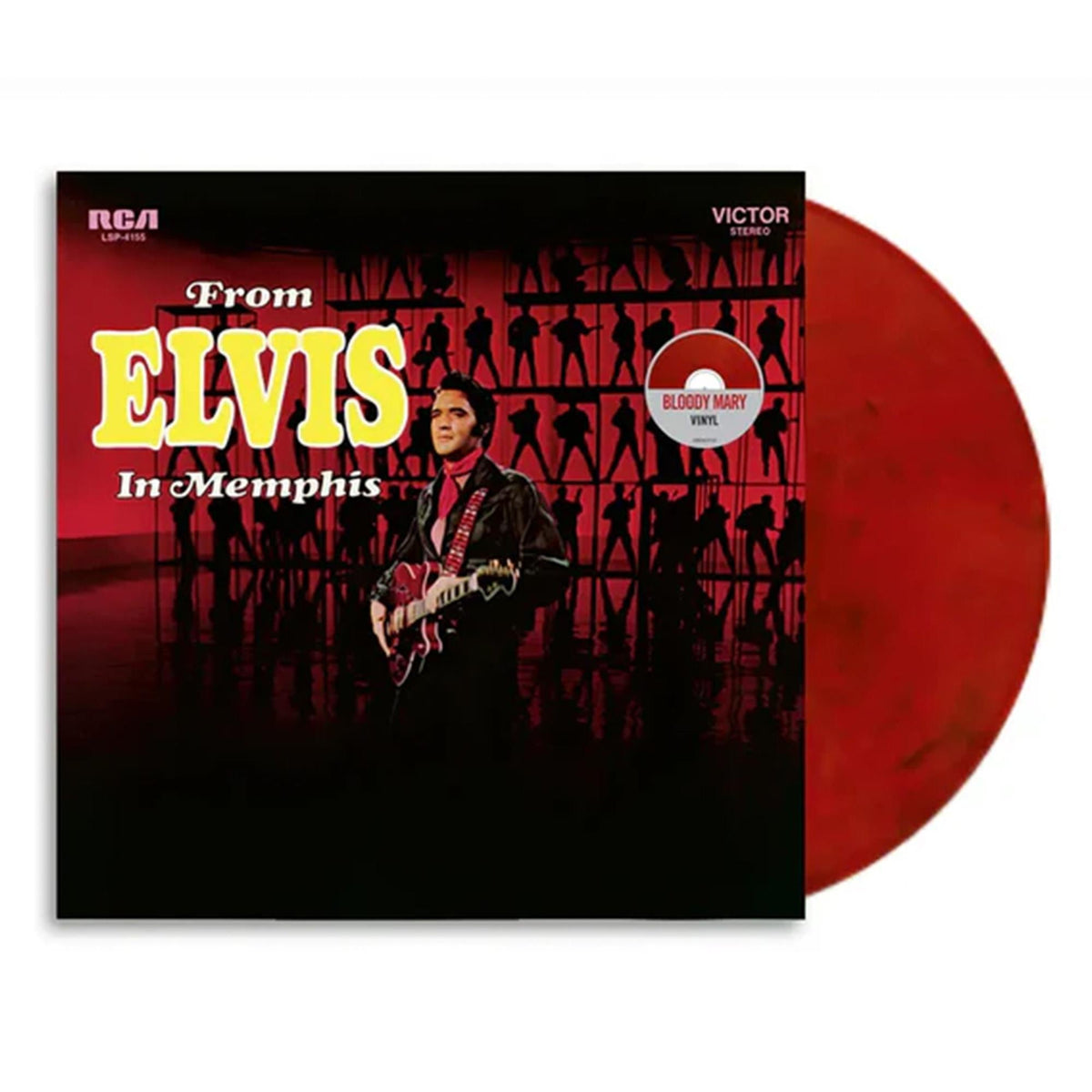 Elvis Presley - From Elvis In Memphis - Red & Black Marble
