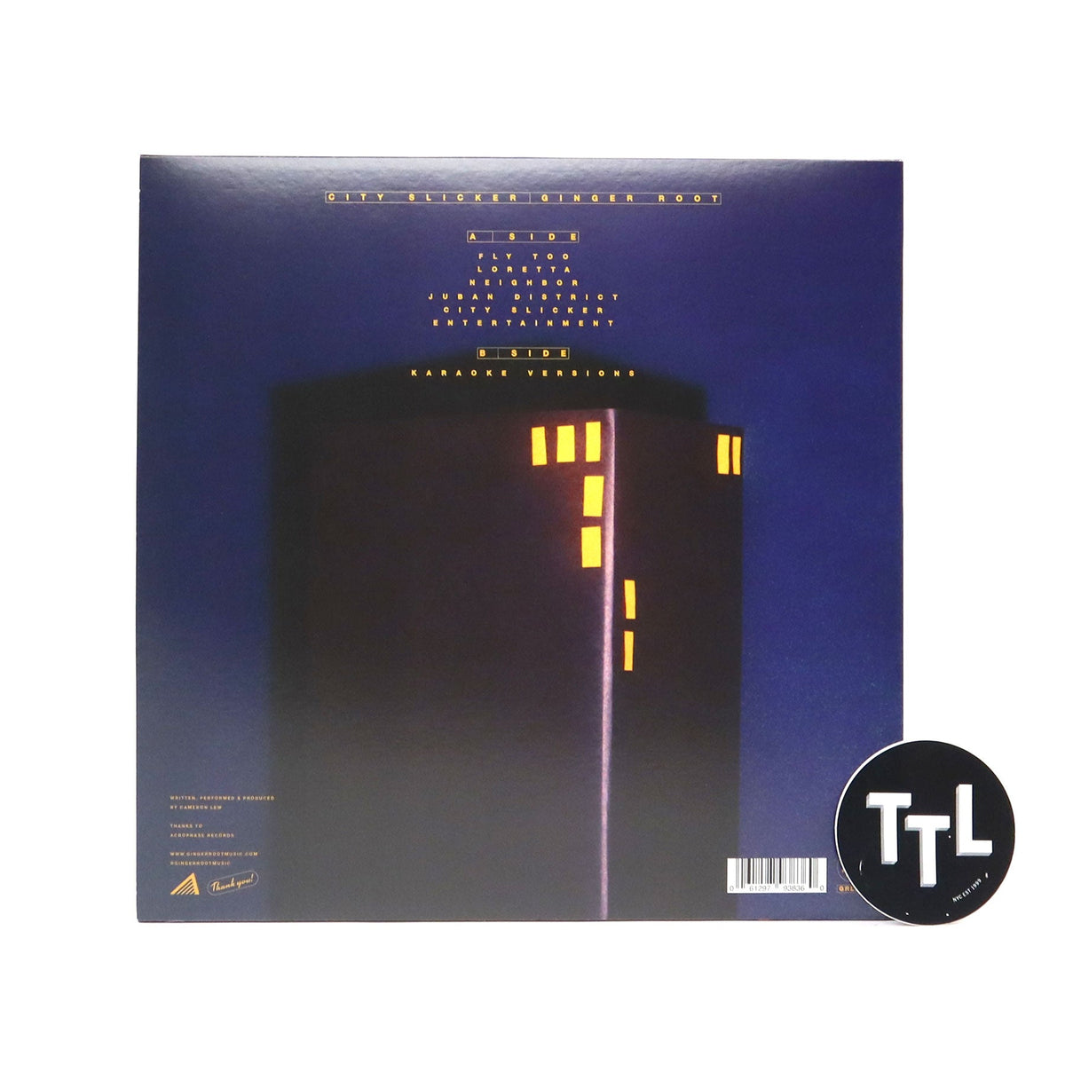 Ginger Root: City Slicker {Vinyl LP}