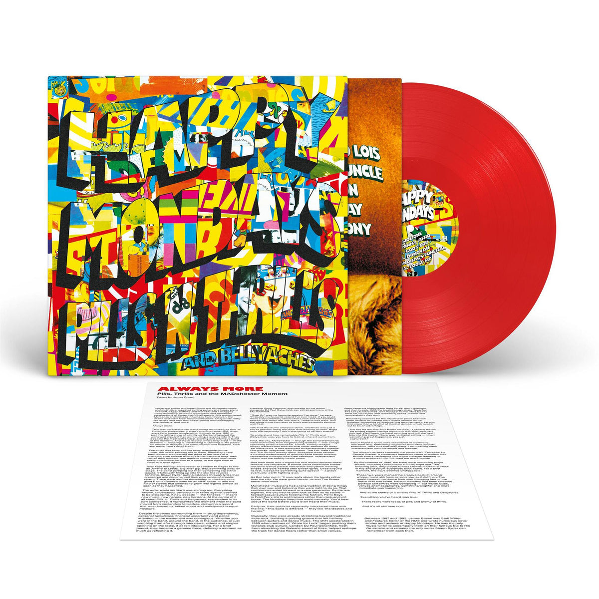 Happy Mondays - Pills N Thrills And Bellyaches: 35th Anniversary (Remastered Edition) - Red 【Vinyl LP 】