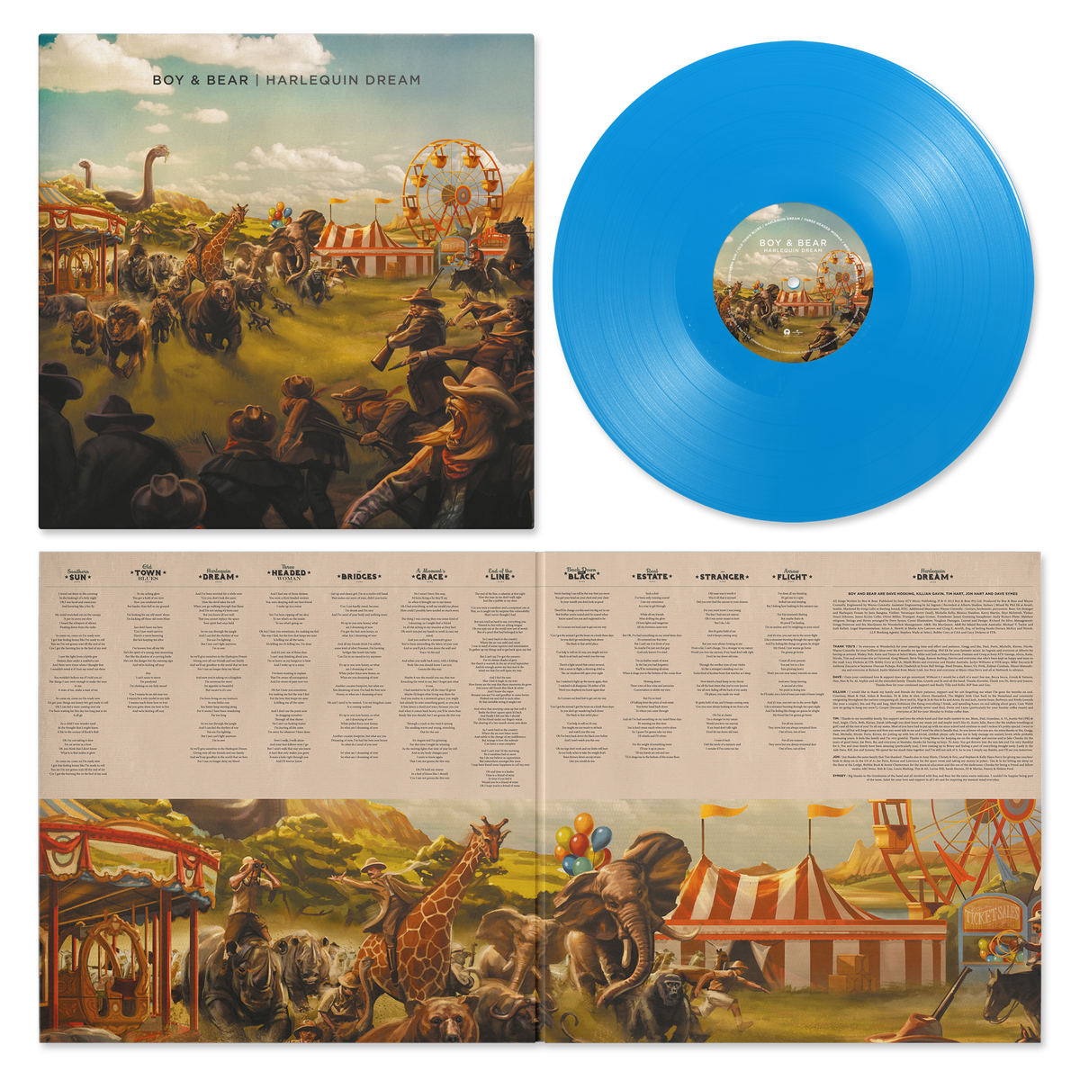 Boy & Bear - Harlequin Dream - 10th Anniversary Blue (Vinyl LP)