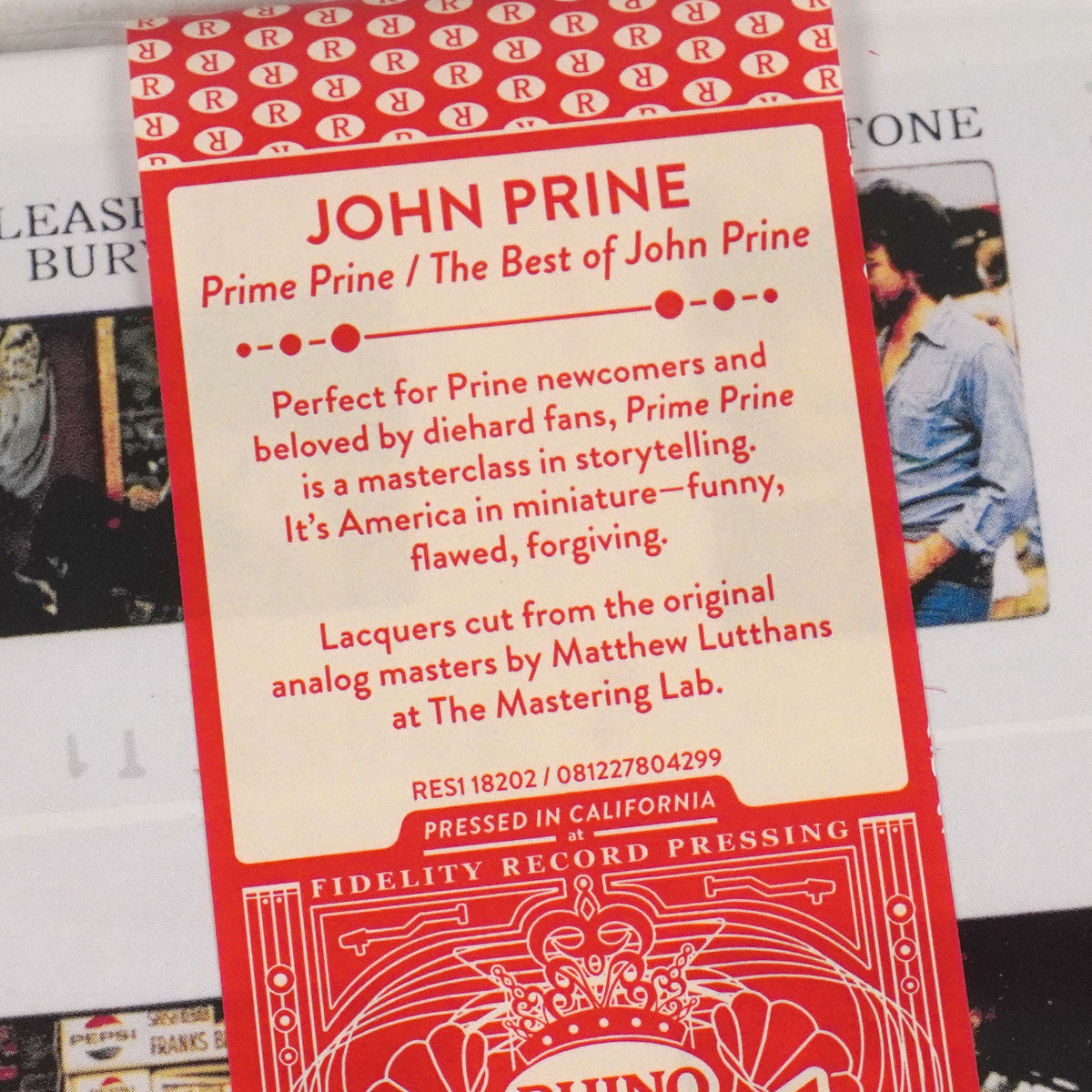 John Prine: Prime Prine - The Best Of (Rhino Reserve 180g) {Vinyl LP}