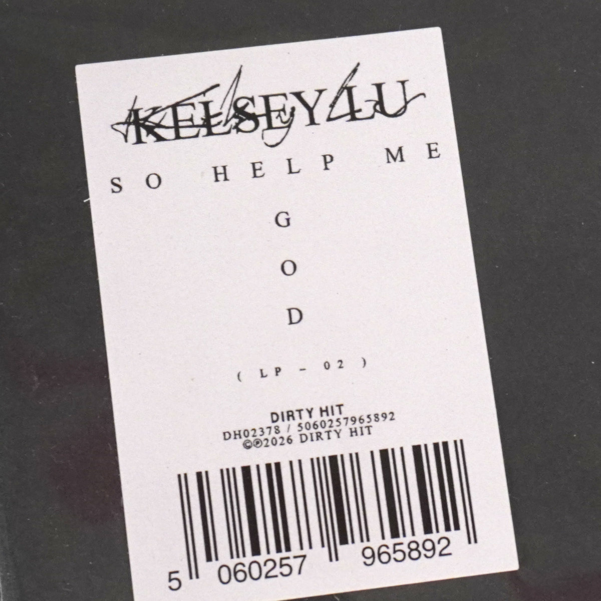 Kelsey Lu: So Help Me God (Indie Exclusive Colored Vinyl) {Vinyl LP}