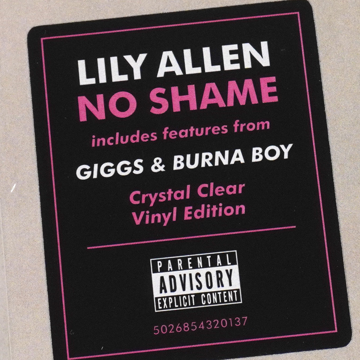 Lily Allen: No Shame (Colored Vinyl) {Vinyl LP}