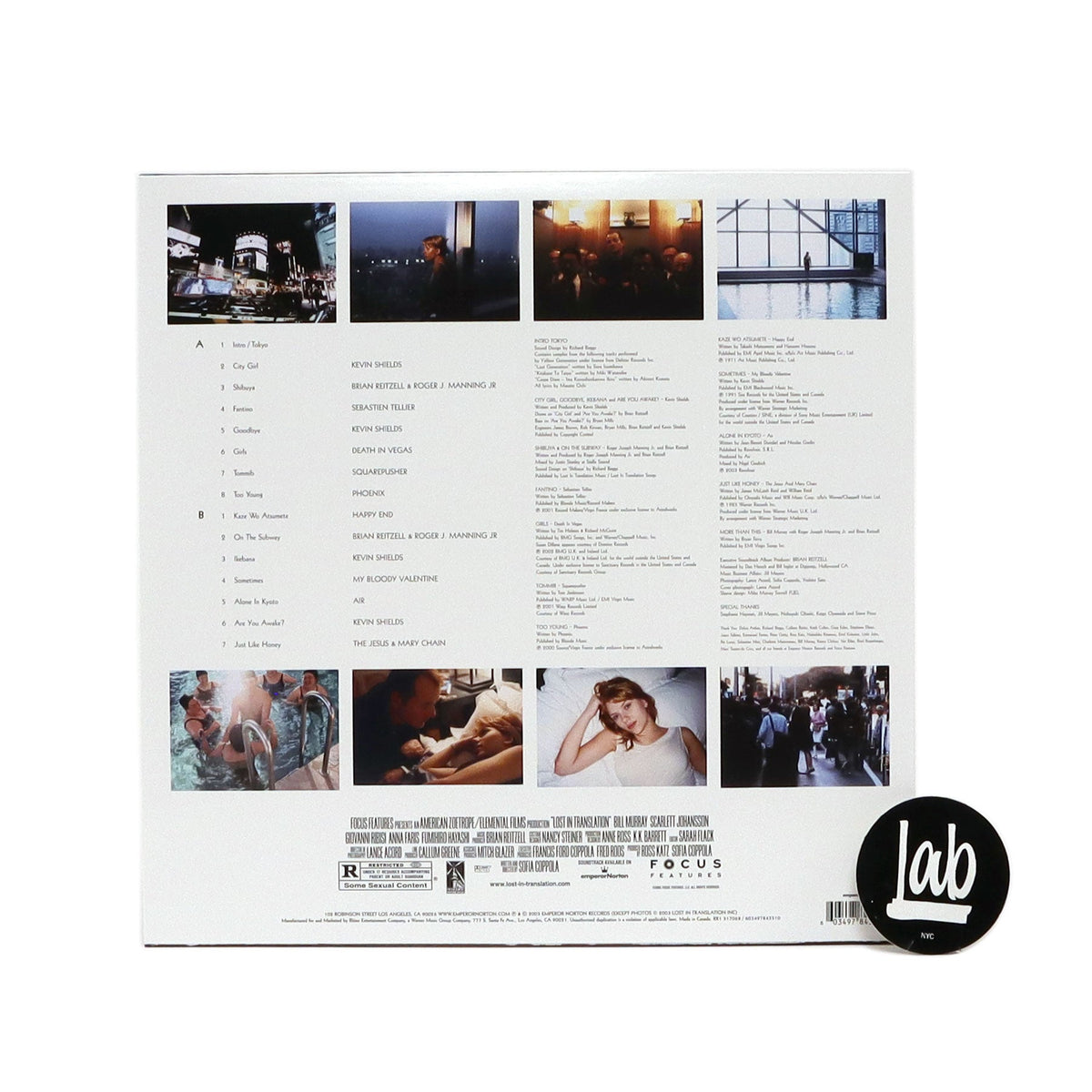 Lost In Translation: Original Soundtrack (Import) {Vinyl LP}