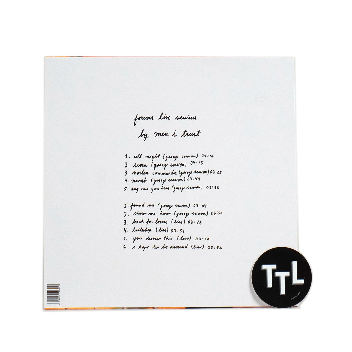 Men I Trust: Forever Live Sessions, Vol.1 {Vinyl LP}