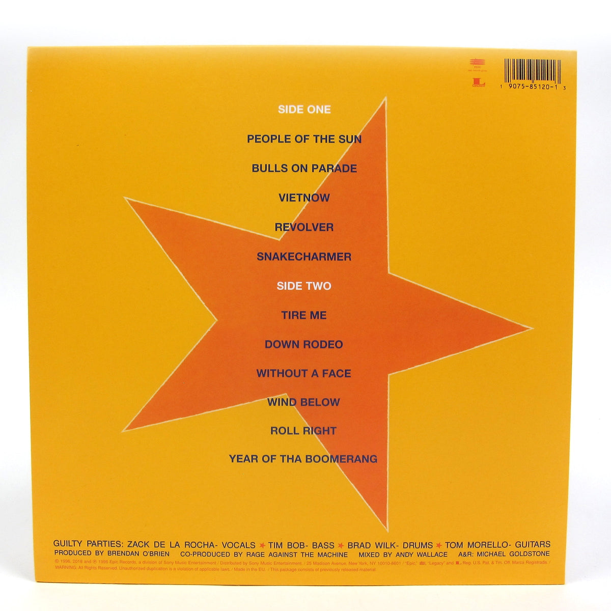 Rage Against The Machine: Evil Empire (180g) {Vinyl LP}
