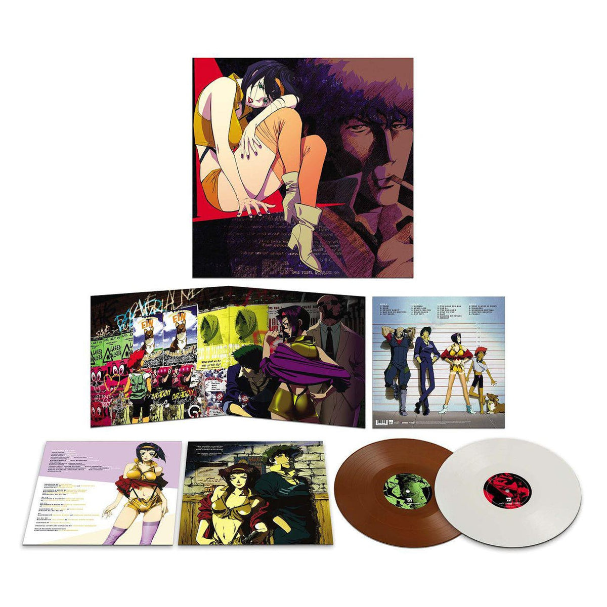 Seatbelts - Cowboy Bebop - Original Series Soundtrack - Brown & White (Vinyl LP)