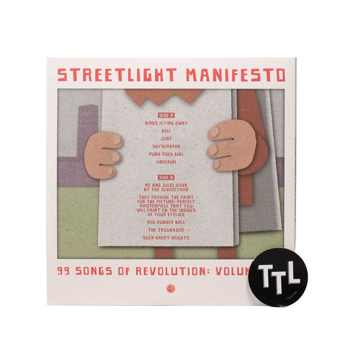 Streetlight Manifesto: 99 Songs of Revolution Vol. 1 (Indie Exclusive Colored Vinyl) {Vinyl LP}