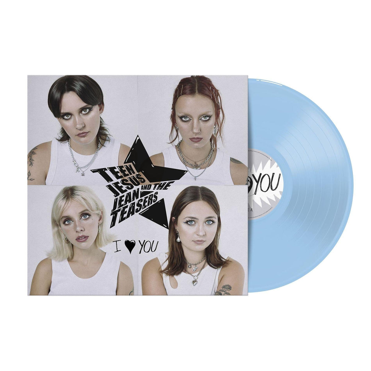 Teen Jesus And The Jean Teasers - I Love You - Opaque Light Blue (Vinyl LP)