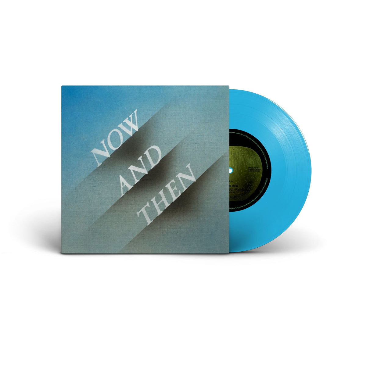 The Beatles - Now and Then - 7" Single Light Blue Vinyl Record