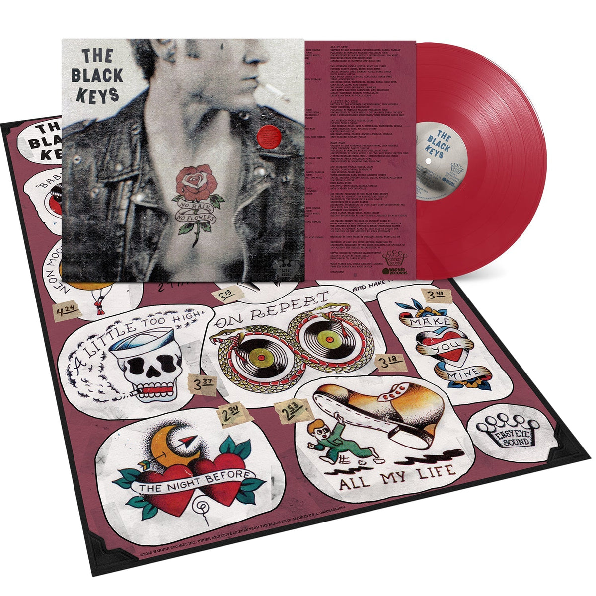 The Black Keys - No Rain, No Flowers - Red 【Vinyl LP 】