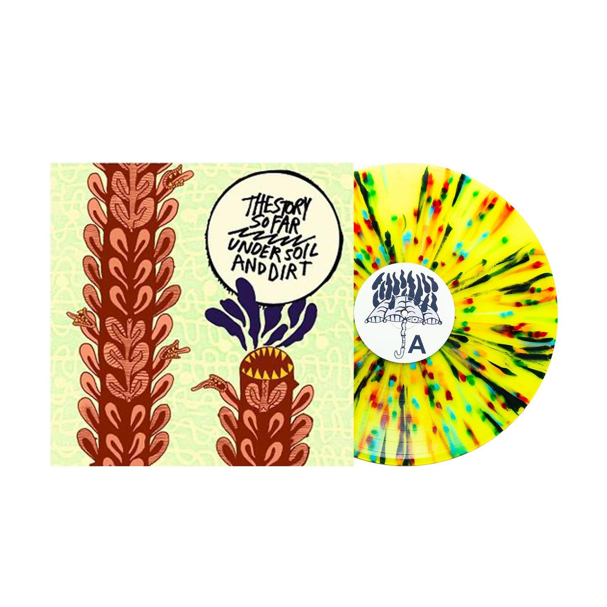 The Story So Far - Under Soil And Dirt - Yellow with Rainbow Splatter 【Vinyl LP 】