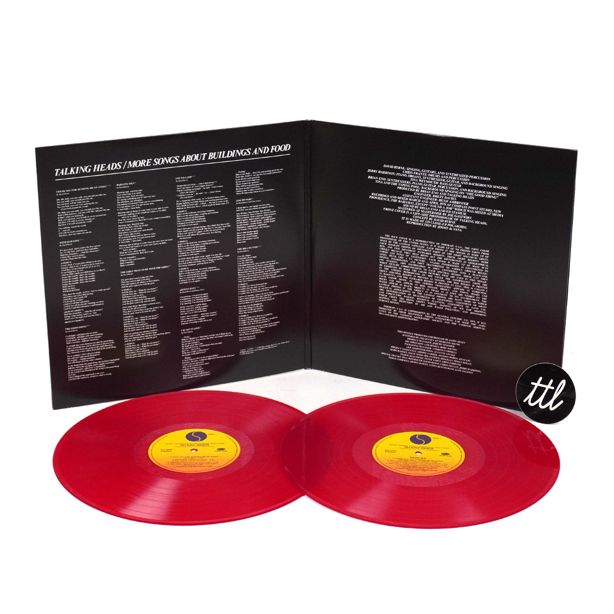 Talking Heads: More Songs About Buildings and Food (Indie Exclusive Colored Vinyl) Vinyl 2LP