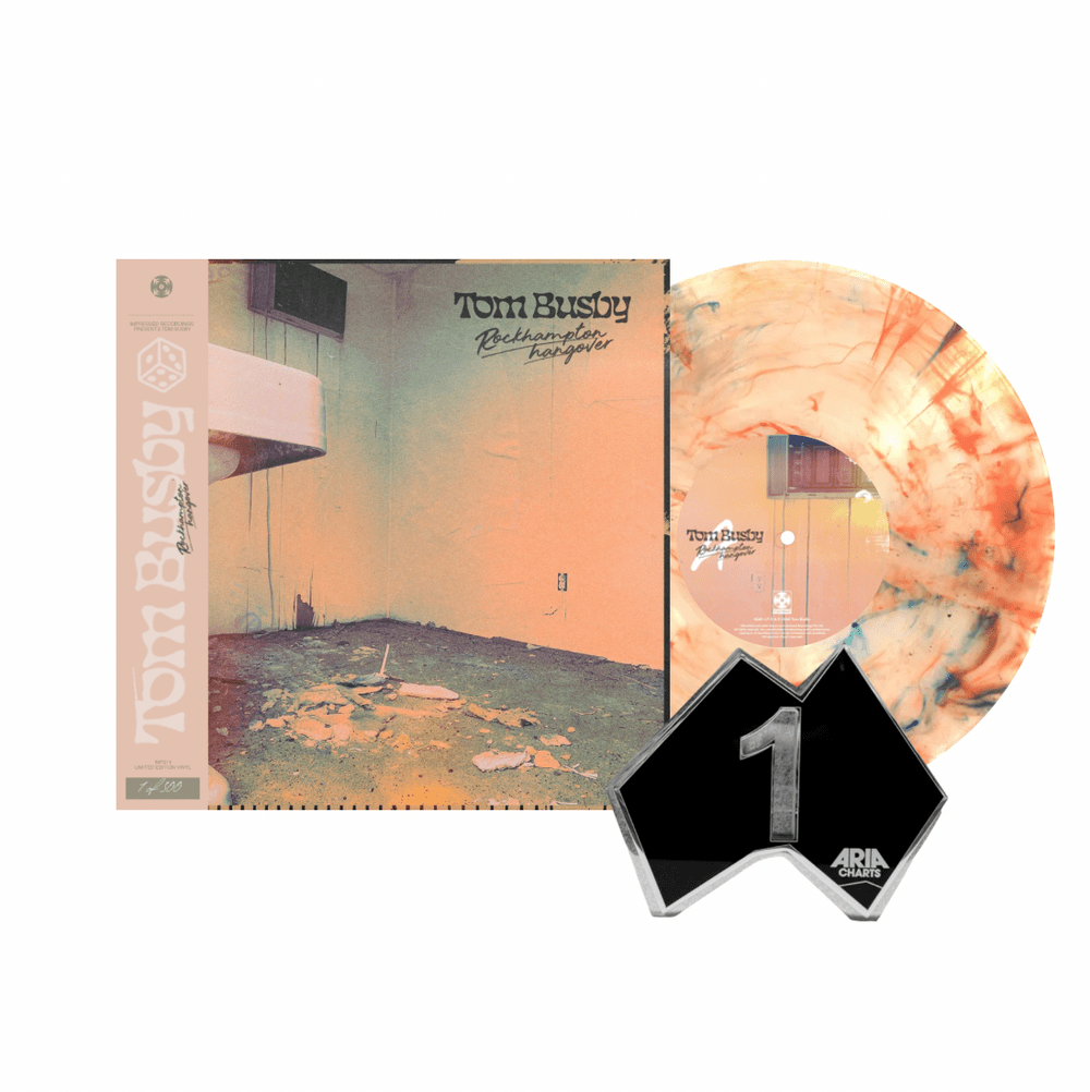 Tom Busby - Rockhampton Hangover - Clear, Orange & Green Marble (Vinyl LP)