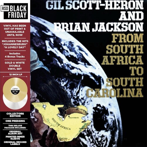 Gil Scott-Heron & Brian Jackson - From South Africa To South Carolina 2LP (RSD Exclusive, Gold & White Colored Vinyl)