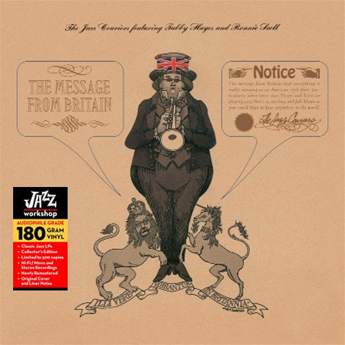 The Jazz Couriers - The Message From Britain LP (180g, Limited Edition, Stereo, Remastered, Jazz Workshop)