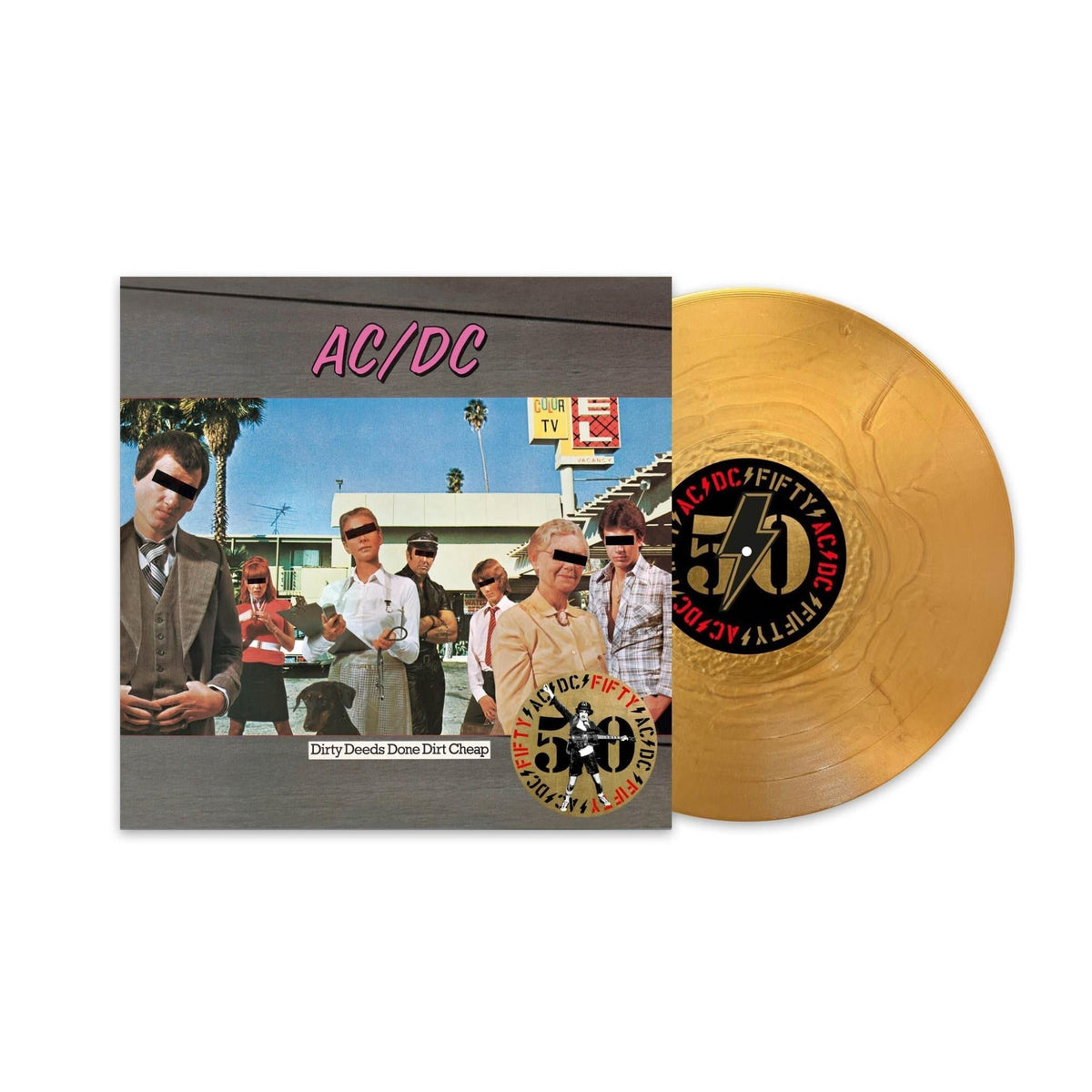 AC/DC - Dirty Deeds Done Dirt Cheap - Gold (Vinyl LP)