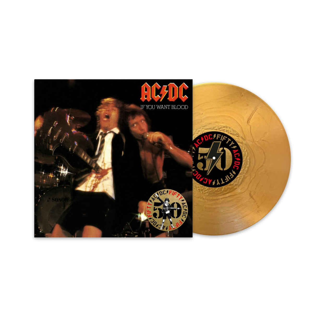 AC/DC - If You Want Blood You've Got It -  Gold (Vinyl LP)