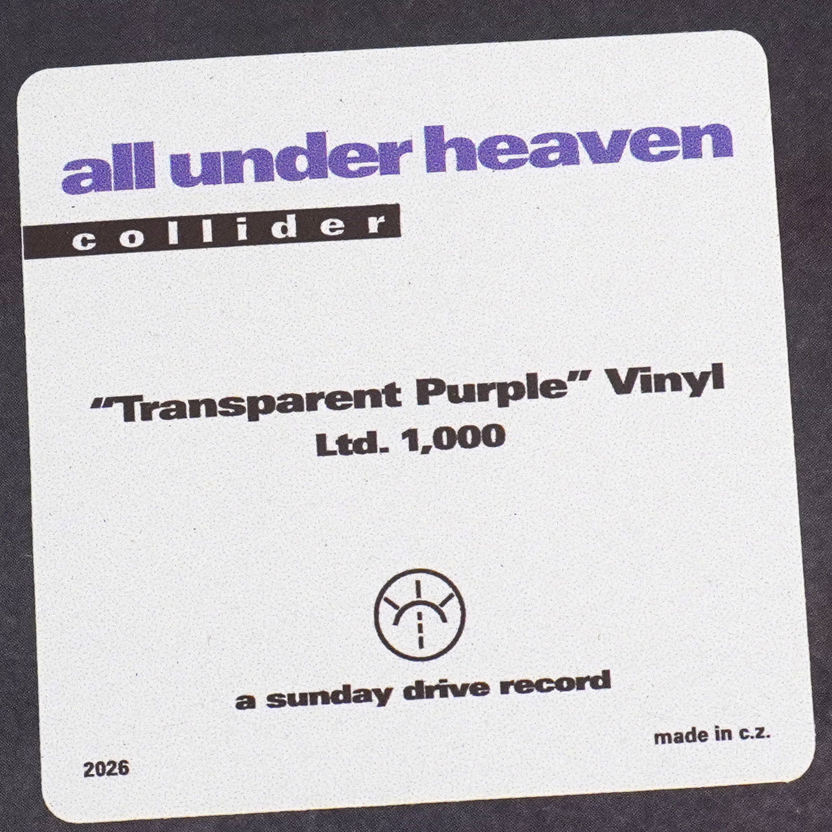 All Under Heaven: Collider (Colored Vinyl) {Vinyl LP}