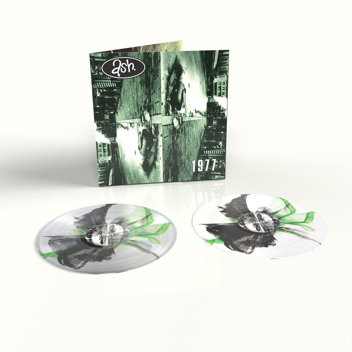 Ash - 1977 - 30th Anniversary Green & Black InkPlosion 【Vinyl LP 】