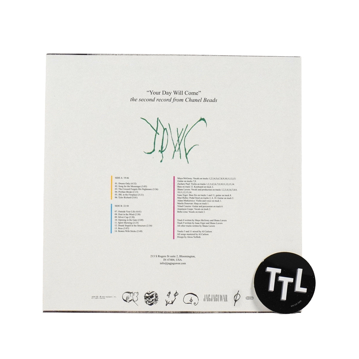 Chanel Beads: Your Day Will Come (2026) (Colored Vinyl) {Vinyl LP}