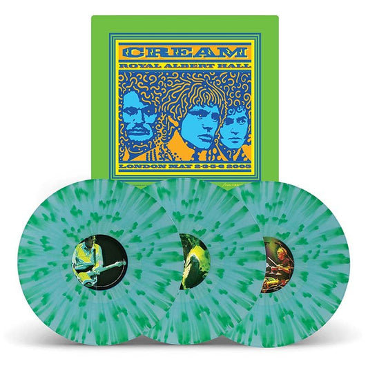 Cream - Live Royal Albert Hall London May 2-3-5-6 2005 (20th Anniversary Edition) - Blue &  green Splatter