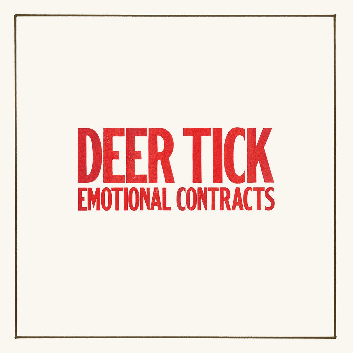 Deer Tick - Emotional Contract LP (Red & Black Blob Colored Vinyl)