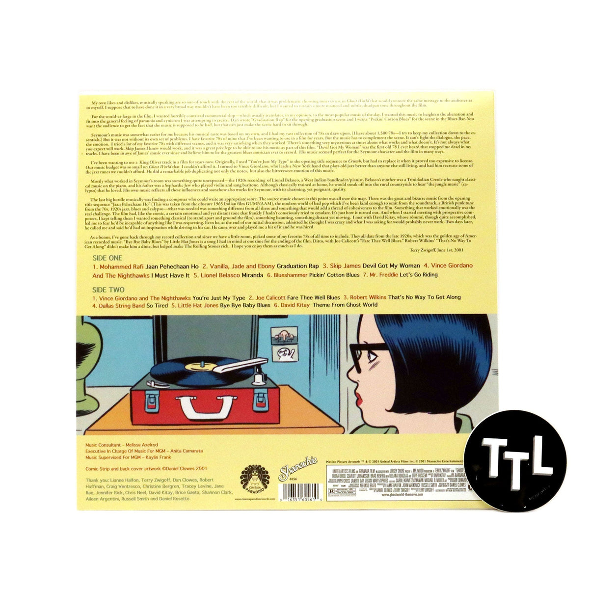 Ghost World: Soundtrack {Vinyl LP}