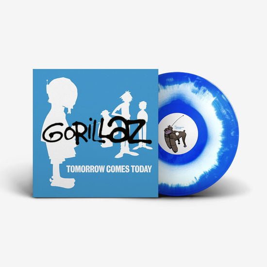 Gorillaz - Tomorrow Comes Today - White & Blue Vinyl EP Record
