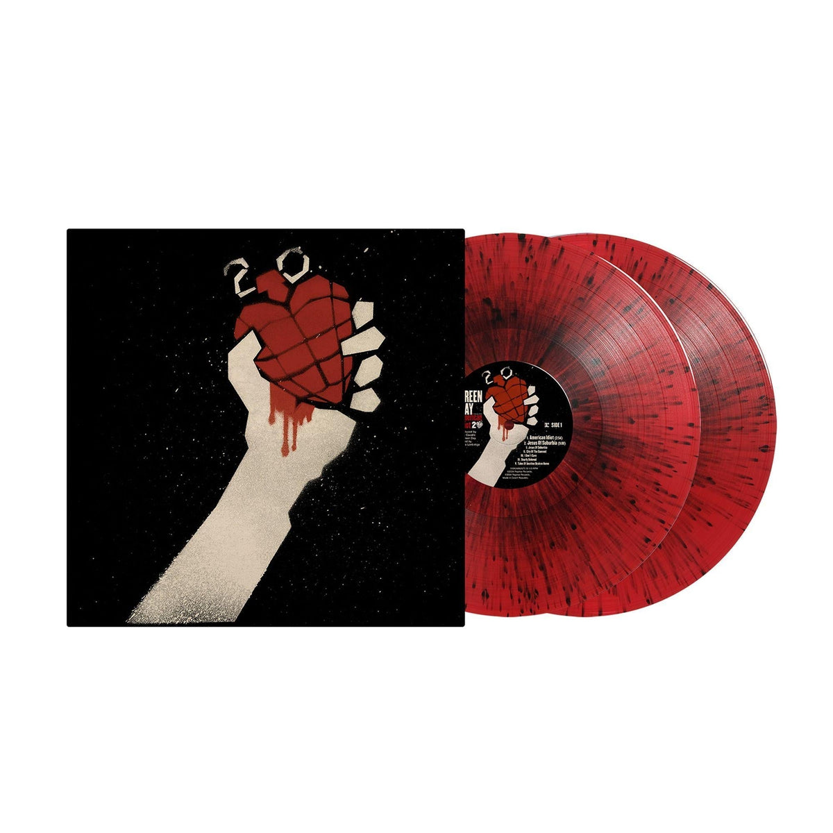 Green Day - American Idiot (20th Anniversary) - Red & Black (Vinyl LP)