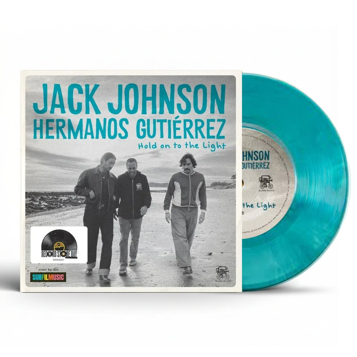 Jack Johnson & Hermanos Gutiérrez - Hold On To The Light - RSD 2026 Vinyl Turqouise 7" Single
