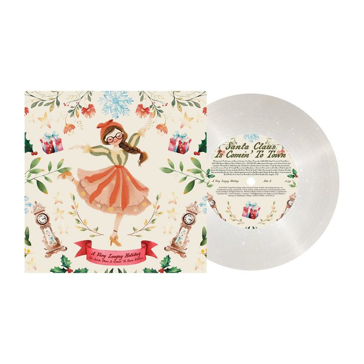 Laufey - A Very Laufey Holiday Santa Claus Is Comin' To Town - Snow Globe Glitter Vinyl 7"