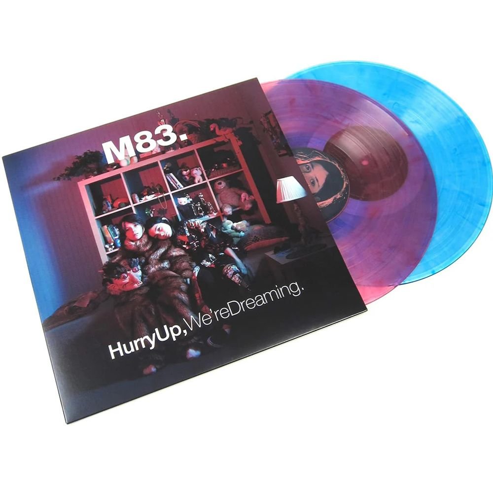 M83 - Hurry Up, We're Dreaming - Clear Pink and Blue (Vinyl LP)