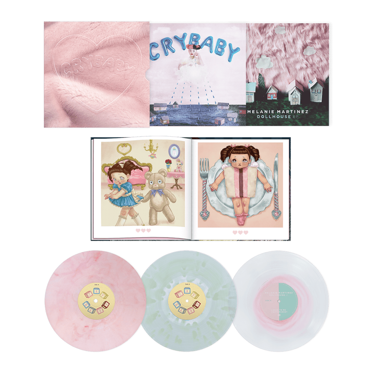 Melanie Martinez - Cry Baby + Dollhouse (10th Anniversary Edition) - Tricolour Vinyl LP Boxset