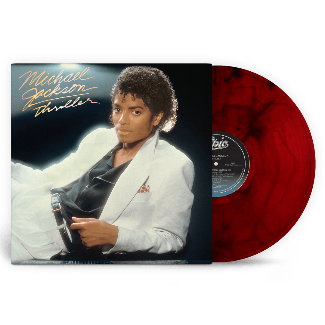 Michael Jackson - Thriller - Red & Black Marble (Vinyl LP)