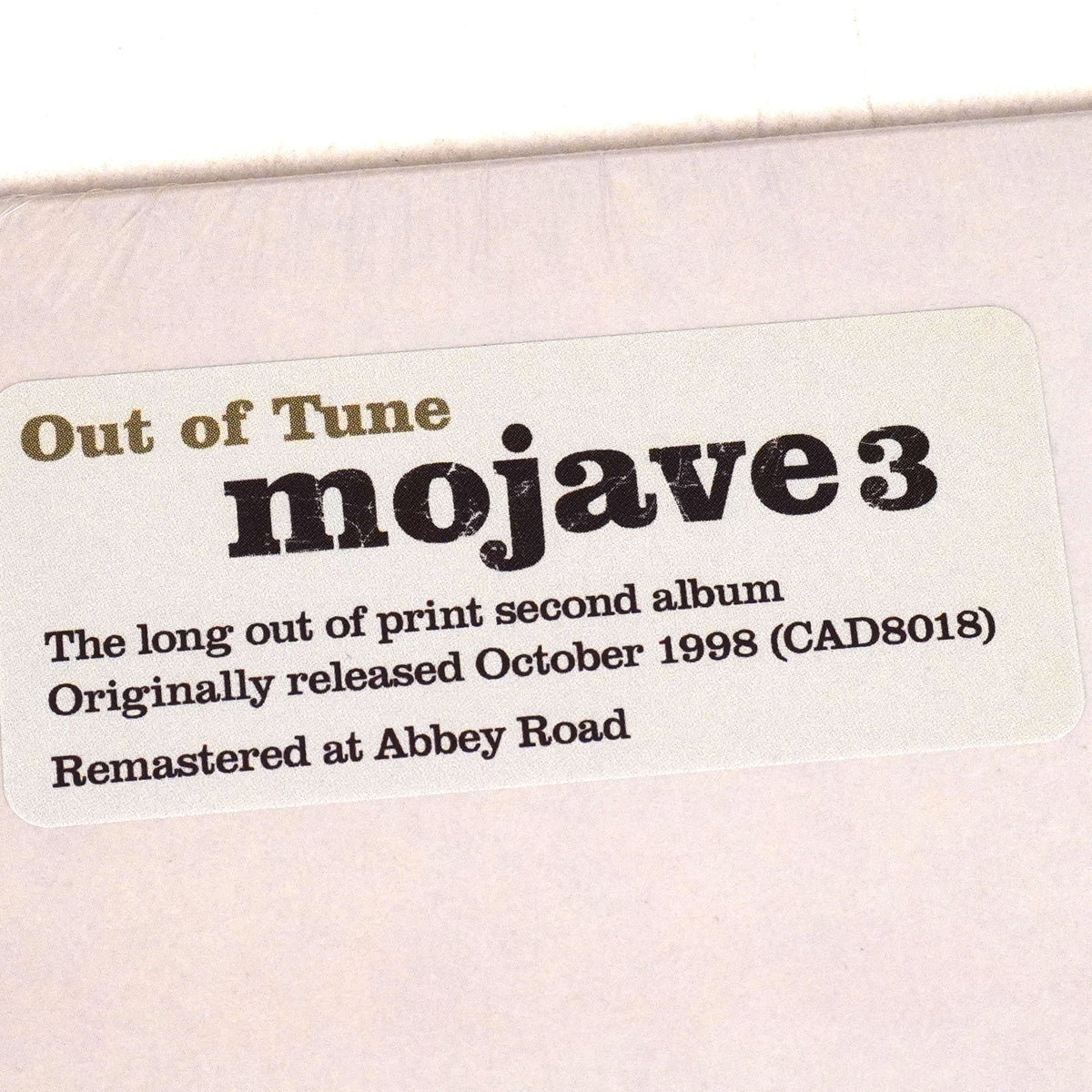 Mojave 3: Out Of Tune {Vinyl LP}