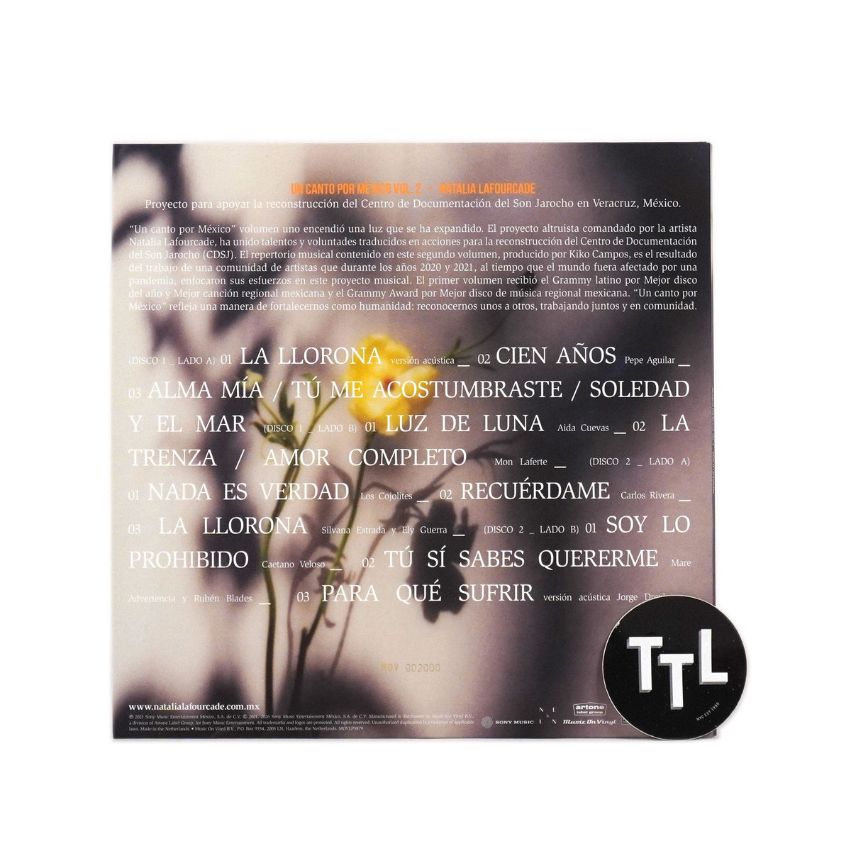 Natalia Lafourcade: Un Canto Por Mexico Vol. 2 (180g, Colored Vinyl) Vinyl 2LP