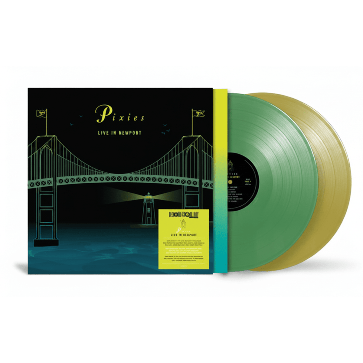 Pixies - Live In Newport - RSD 2026 Green & Yellow