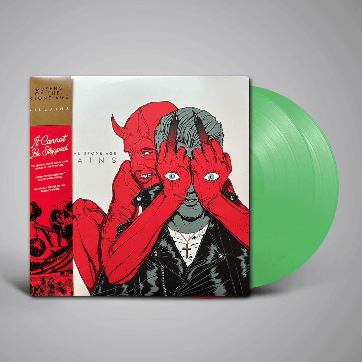 Queens of the Stone Age - Villains - Clear Leaf Green {Vinyl LP}