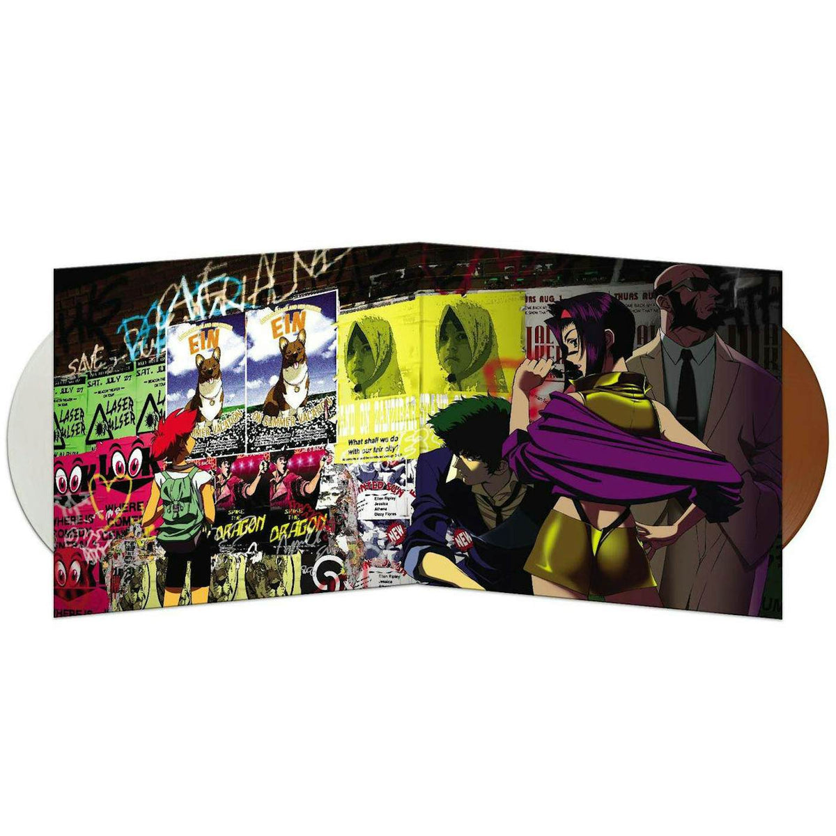 Seatbelts - Cowboy Bebop - Original Series Soundtrack - Brown & White (Vinyl LP)