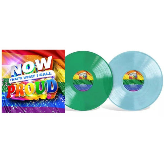 Various Artists - NOW Thats What I Call Music! "Proud" -Translucent Emerald & Light Blue Colored Vinyl)